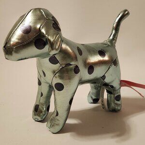 VICTORIA'S SECRET PINK Dog Metallic Plush Toy 8"